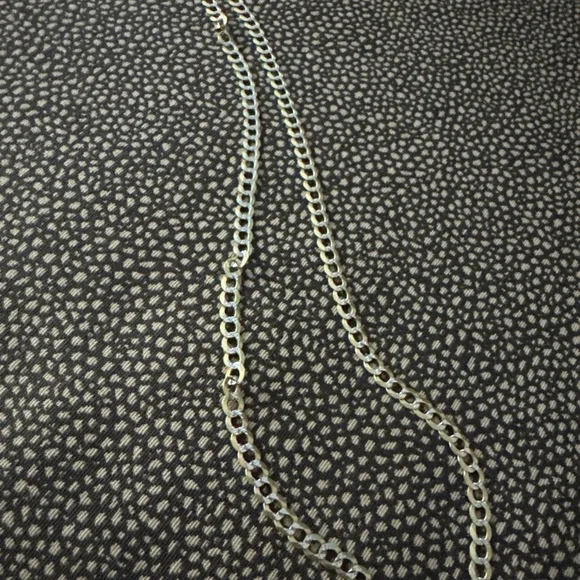 Gold and Silver Chain Necklace